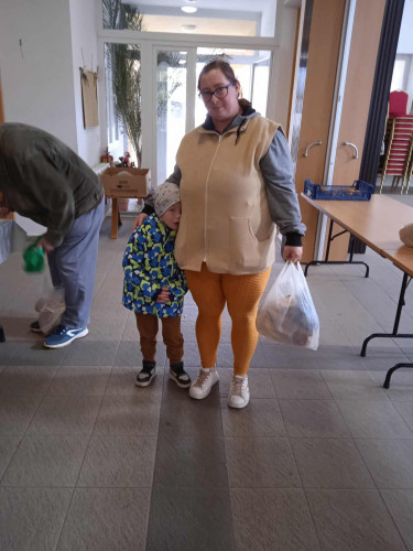 Ismét sok családnak segített a győrsövényházi Vöröskereszt