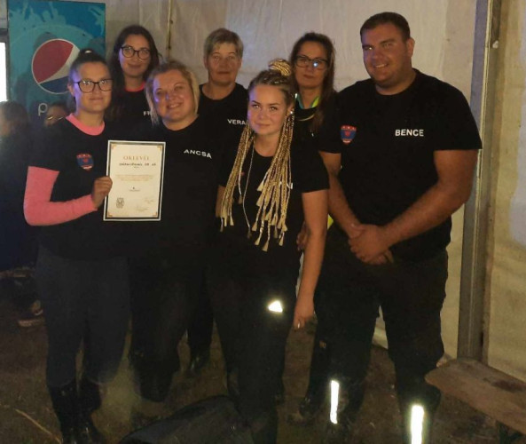 Negyedik helyezést ért el Győrsövényház női csapata a tűzoltóversenyen