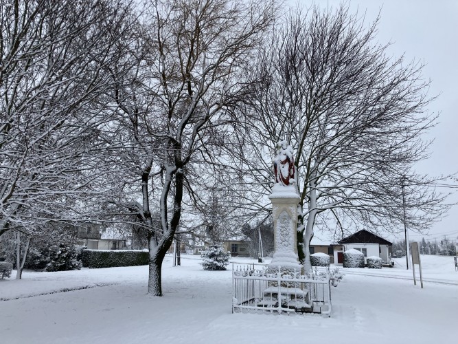 Csoda szép a havas Győrsövényház