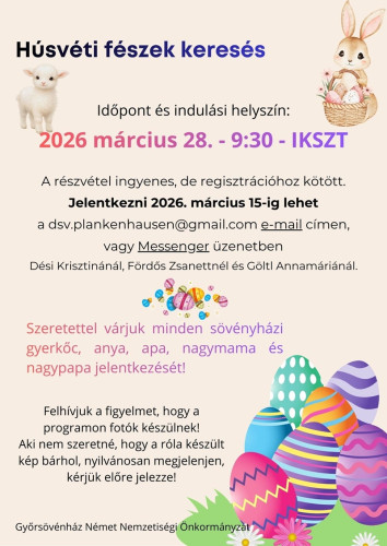 Várják a jelentkezőket a húsvéti fészekkeresésre